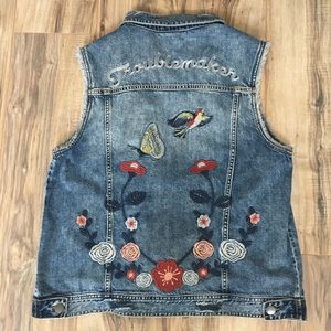 ‘BP’ Nordstrom troublemaker embroidered denim vest